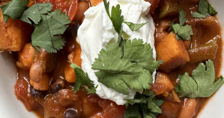 Black Bean and Sweet Potato Chili